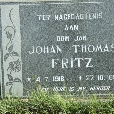 FRITZ Johan Thomas 1918-1991