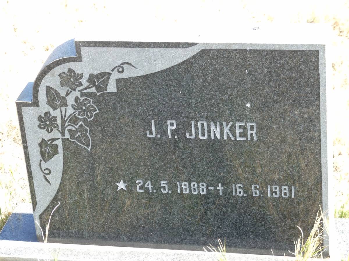 JONKER J.P. 1888-1981