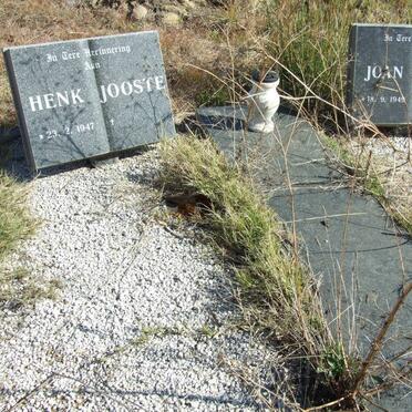 JOOSTE Henk 1947- &amp; Joan 1948-2000