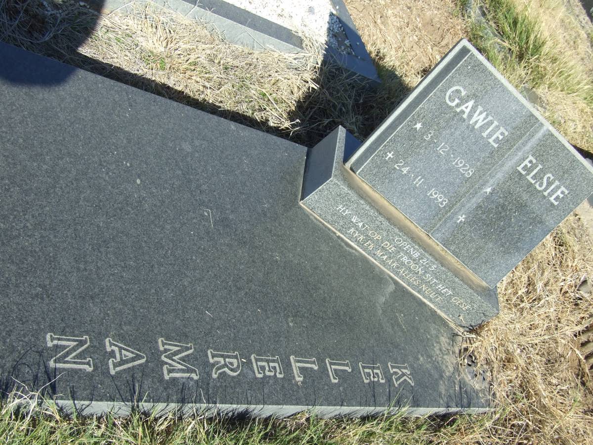 KELLERMAN Gawie 1928-1993 & Elsie