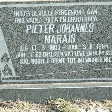 MARAIS Pieter Johannes 1907-1994