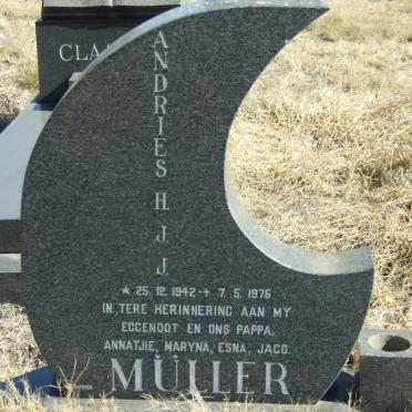 MULLER Andries H.J.J. 1942-1975