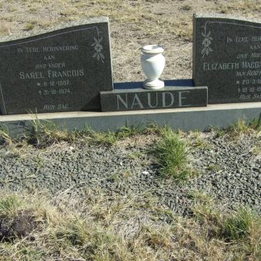 NAUDE Sarel Francois 1887-1974 &amp; Elizabeth Magdalena Maria van ROOYEN 1892-1974