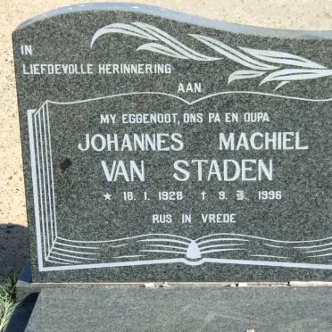 STADEN Johannes Machiel, van 1928-1996