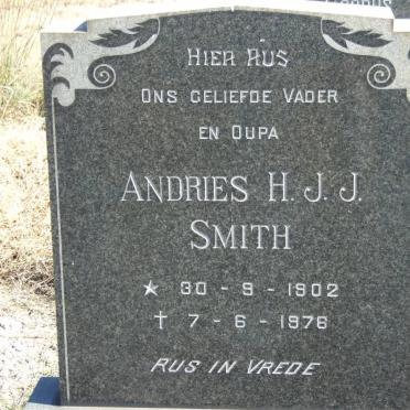 SMITH Andries H.J.J. 1902-1976