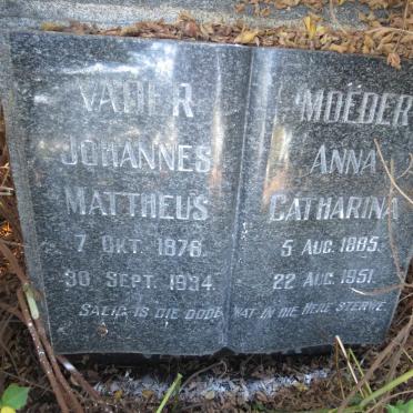 WYK Johannes Mattheus 1876-1934 & Anna Catharina 1885-1951_1