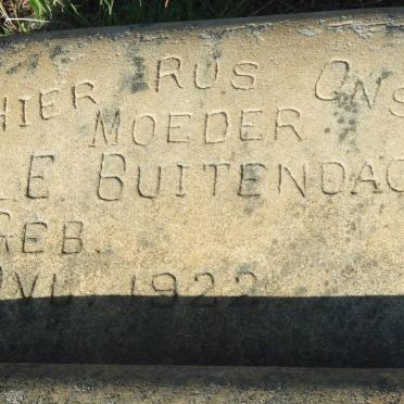 BUITENDACH A.E. -1922