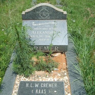 CREMER H.L.W. 1905-1984 :: CREMER Alexander 1934-1953