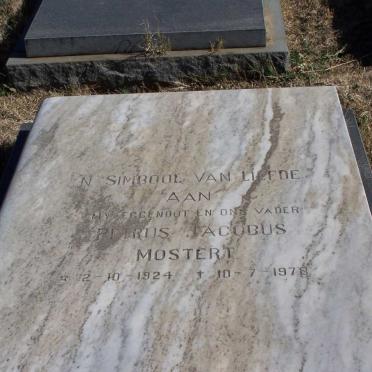 MOSTERT Petrus Jacobus 1924-1978