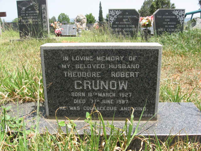 GRUNOW Theodore Robert 1927-19?7