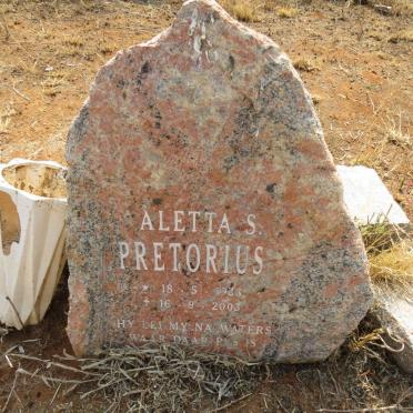 PRETORIUS Aletta S. 1933-2003