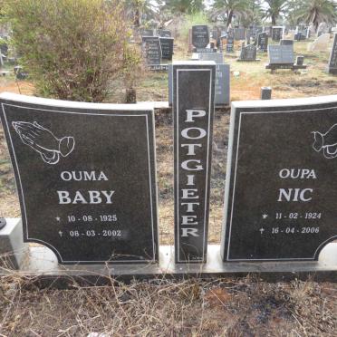 POTGIETER Nic 1924-2006 & Baby 1925-2002