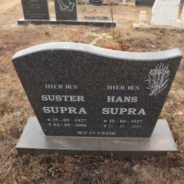 SUPRA Hans 1927-2007 & Supra 1927-2000