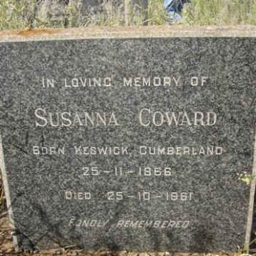 COWARD Susanna 1866-1961