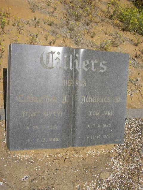 CILLIERS Johannes 189?-197? & ?Gloudina J. -19?5