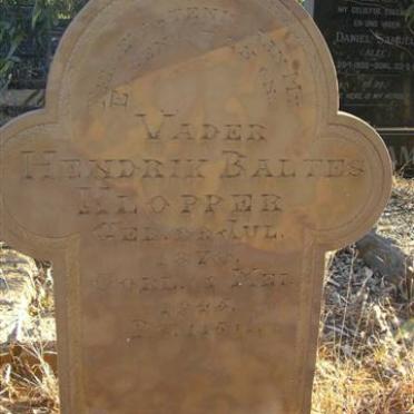 KLOPPER Hendrik Baltes 1870-1945