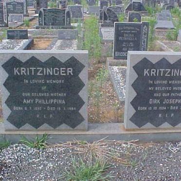 KRITZINGER Dirk Josephus 1904-19? &amp; Amy Phillippina
