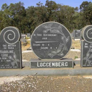 LOGGENBERG Gerhardus Jacobus 1919-1975 &amp; Karoline Luise HEIN -1924