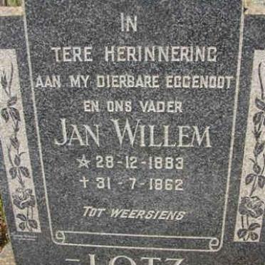 LOTZ Jan Willem 1883-1962