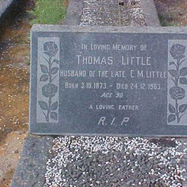 LITTLE Thomas 1873-1963