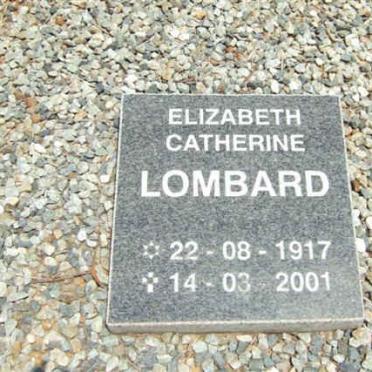 LOMBARD Elizabeth Catherine 1917-2001