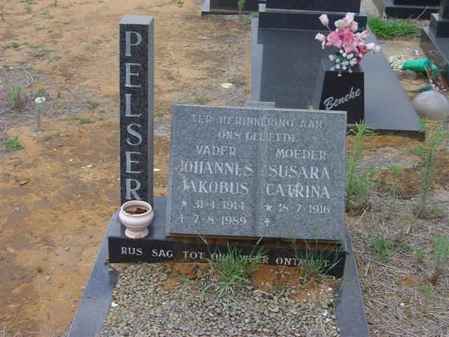 PELSER Johannes Jakobus 1914-1989 & Susara Catrina 1916-