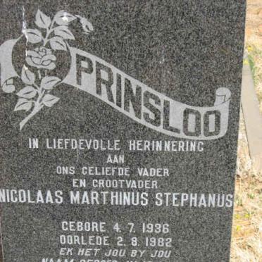 PRINSLOO Nicolaas Marthinus Stephanus 1936-1982