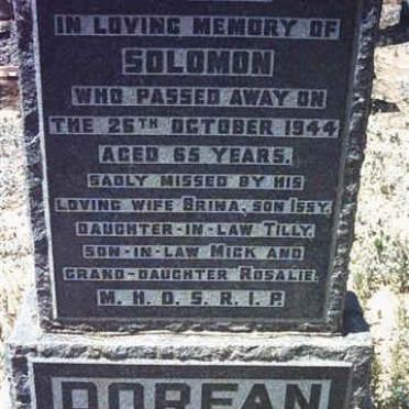 DORFAN Solomon -1944
