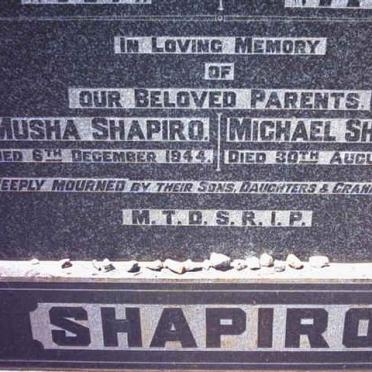 SHAPIRO Michael -1944 &amp; Musha  -1944