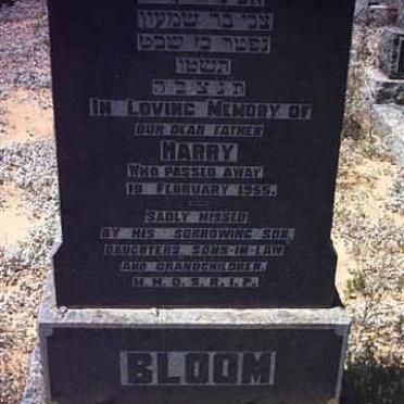 BLOOM Harry -1955