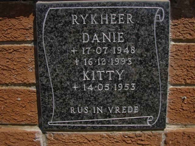 RYKHEER Danie 1948-1993 & Kitty -1953