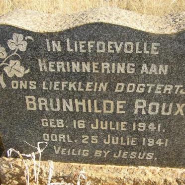 ROUX Brunhilde 1941-1941