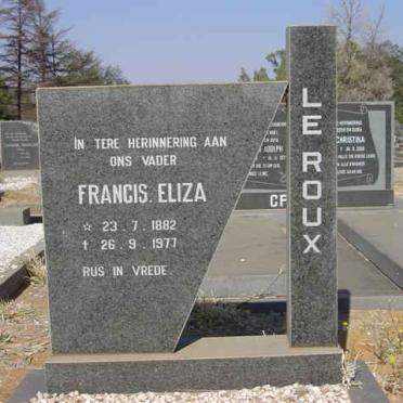 ROUX Francis Eliza, le 1882-1977