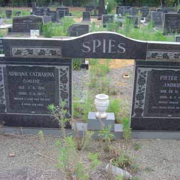 SPIES Pieter Jan Andries 1881-1974 &amp; Adriana Catharina SMITH 1891-1977
