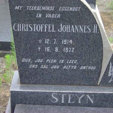 STEYN Christoffel Johannes H. 1914-1972