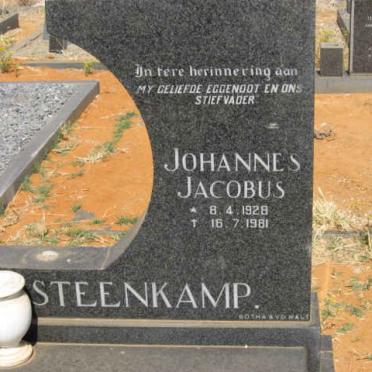 STEENKAMP Johannes Jacobus 1928-1981