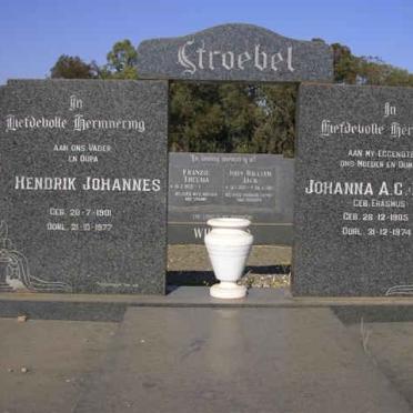 STROEBEL Hendrik Johannes 1901-1977 &amp; Johanna A.C. ERASMUS 1905-1974
