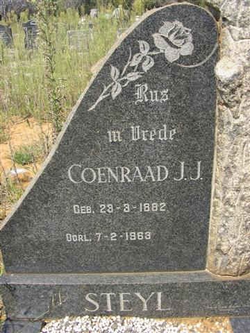 STEYL Coenraad J.J. 1882-1963