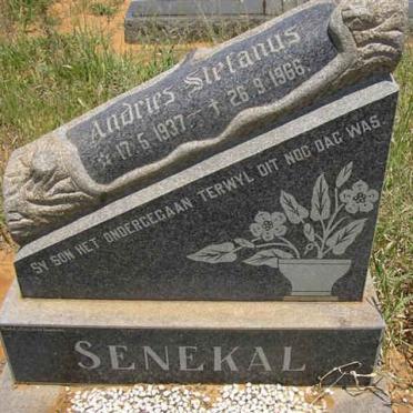 SENEKAL Andries Stefanus 1937-1966