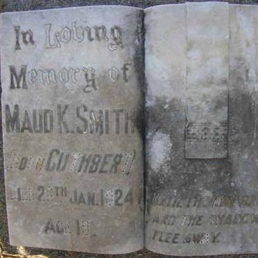 SMITH Maud K. nee CUTHBERT -1924
