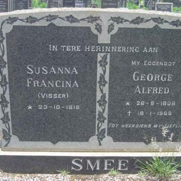 SMEE George Alfred 1909-1969 &amp; Susanna Francina VISSER 1918-