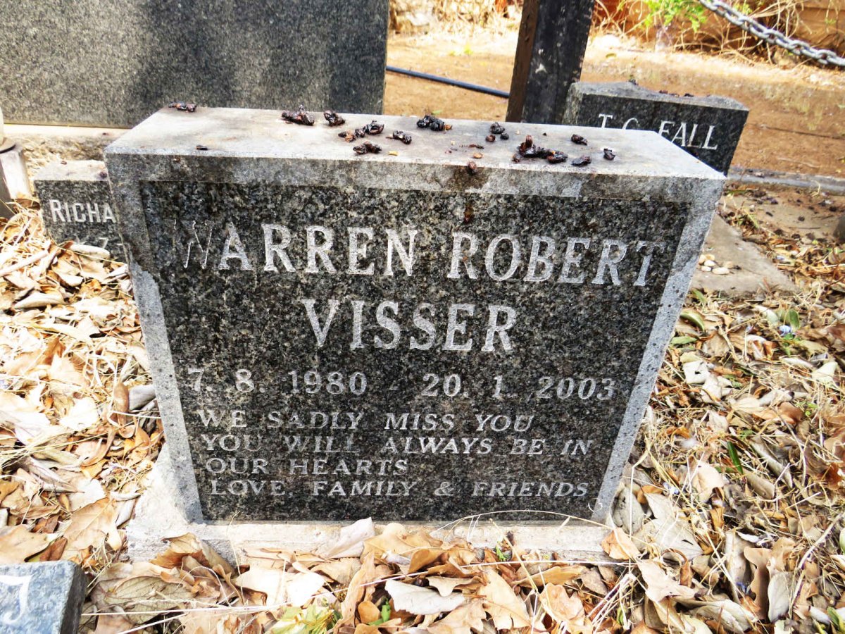 VISSER Warren Robert 1980-2003