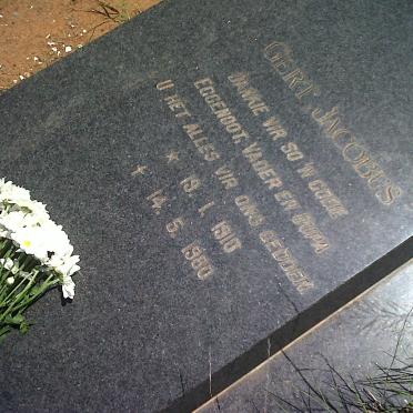 DEYSEL Gert Jacobus 1910-1980 &amp; Edith Emily 1914-1999