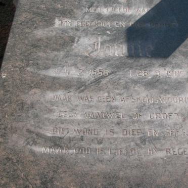 DIPPENAAR Jannie 1956-1985 &amp; Elm? 1959-