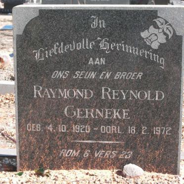 GERNEKE Raymond Reynold 1920-1972