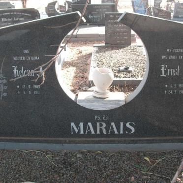 MARAIS Ernst J. 1904-1981 &amp; Helena J. 1909-1991