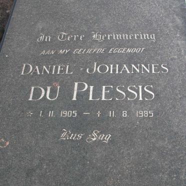 PLESSIS Daniël Johannes, du 1905-1985