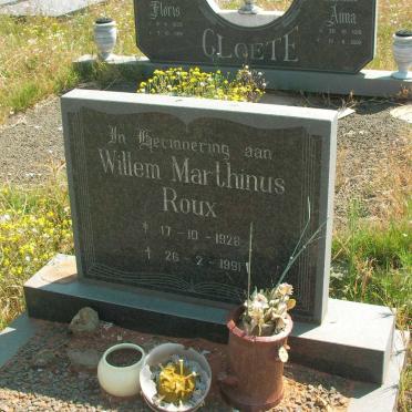 ROUX Willem Marthinus 1928-1991