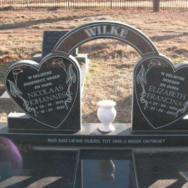 WILKE Nicolaas Johannes 1915-1992 &amp; Elizabeth Francina 1914-2003