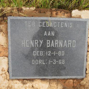 BARNARD Henry 1880-1968